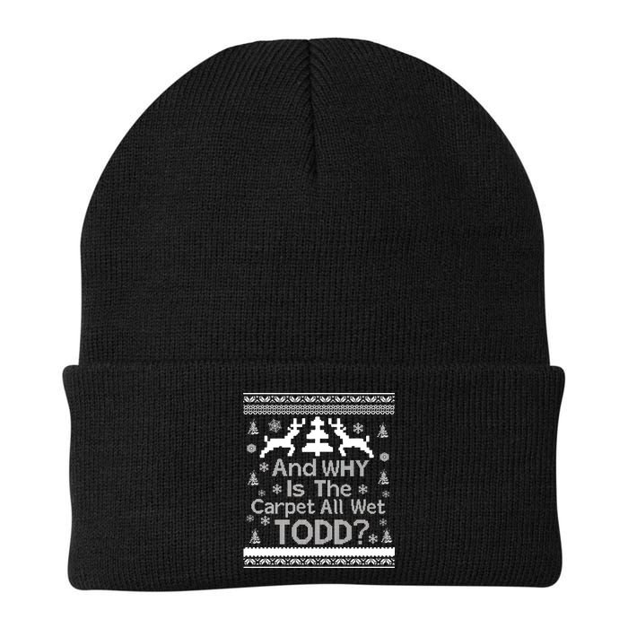 Ugly Christmas Sweater: And Why Is The Carpet Wet Todd Beanie