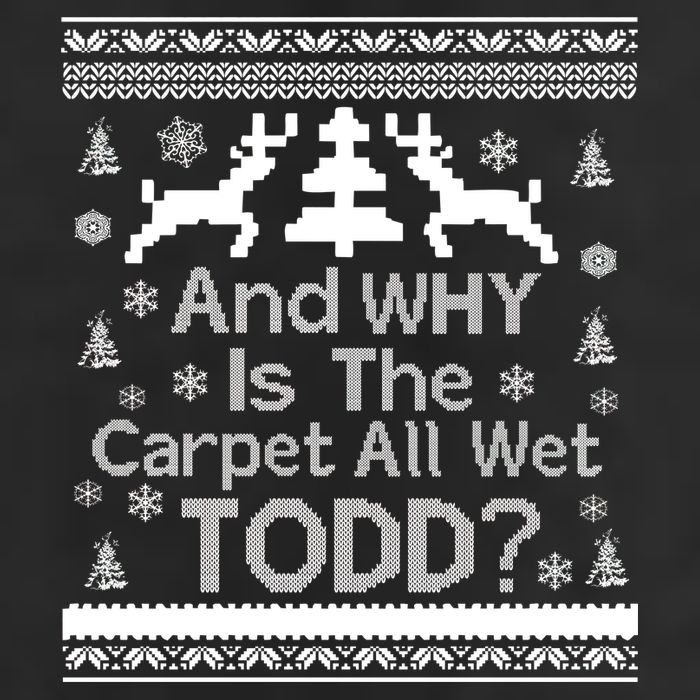 Ugly Christmas Sweater: And Why Is The Carpet Wet Todd Trucker Hat