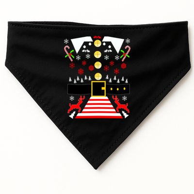 Ugly Christmas Sweater Elf Costume USA-Made Doggie Bandana