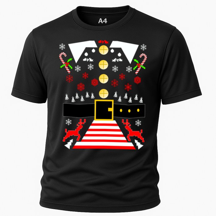 Ugly Christmas Sweater Elf Costume Performance Shirt