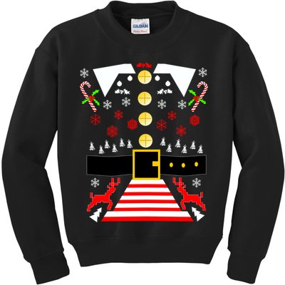 Ugly Christmas Sweater Elf Costume Kids Sweatshirt