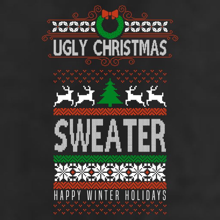 Ugly Christmas Sweater Happy Winter Holidays Adult Drive Performance Visor