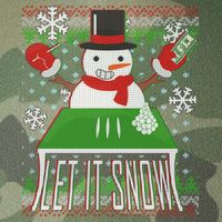 Ugly Christmas Sweater Let It Snow Frosty Snowman On Drugs Legacy Tie Dye Trucker Hat