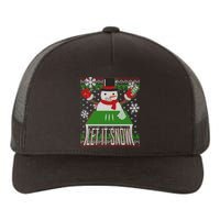 Ugly Christmas Sweater Let It Snow Frosty Snowman On Drugs Yupoong Adult 5-Panel Trucker Hat