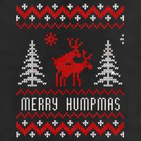 Ugly Christmas Sweater Merry Humpmas Reindeer Cool Comfort Performance Bucket Hat