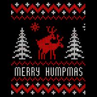Ugly Christmas Sweater Merry Humpmas Reindeer Bucket Hat