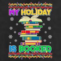 Ugly Christmas Sweater My Holiday Is Booked Adult Drive Performance Visor