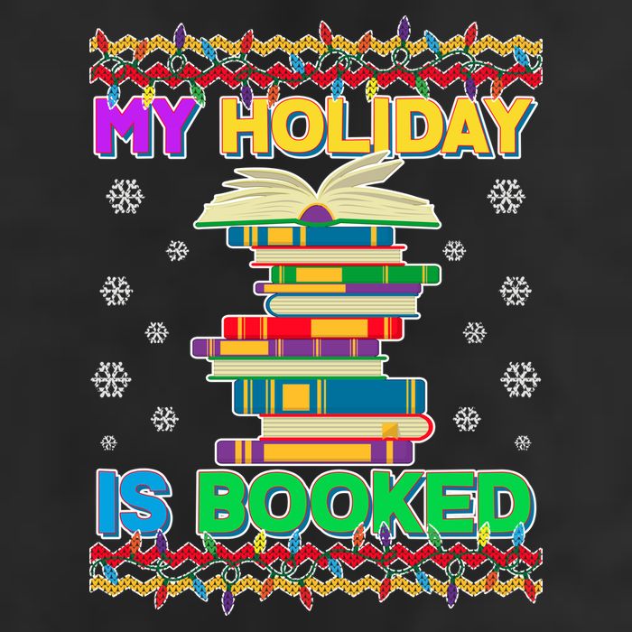 Ugly Christmas Sweater My Holiday Is Booked Adult Drive Performance Visor
