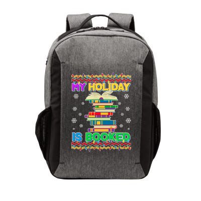 Ugly Christmas Sweater My Holiday Is Booked Vector Backpack