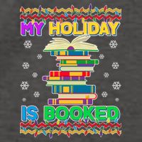 Ugly Christmas Sweater My Holiday Is Booked Vector Backpack