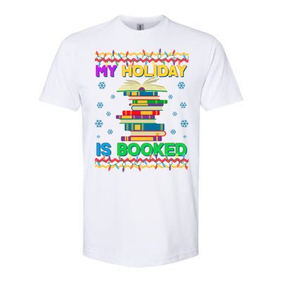 Ugly Christmas Sweater My Holiday Is Booked Softstyle® CVC T-Shirt