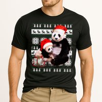 Ugly Christmas Sweater Panda Bears Cooling Performance Crew T-Shirt