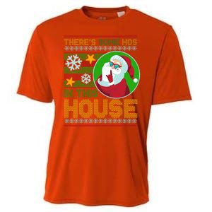 Ugly Christmas Sweater Santa Claus Hos In This House Cooling Performance Crew T-Shirt