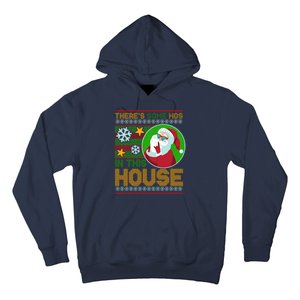 Ugly Christmas Sweater Santa Claus Hos In This House Hoodie