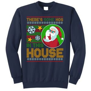 Ugly Christmas Sweater Santa Claus Hos In This House Sweatshirt