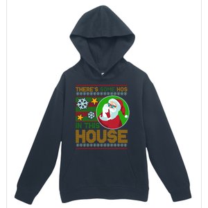 Ugly Christmas Sweater Santa Claus Hos In This House Urban Pullover Hoodie