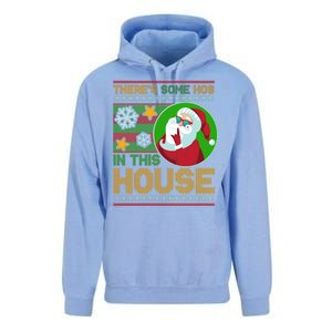 Ugly Christmas Sweater Santa Claus Hos In This House Unisex Surf Hoodie