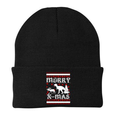 Ugly Christmas Sweater T-Rex Ate Reindeer Beanie