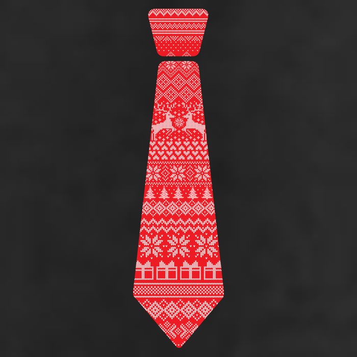Ugly Christmas Sweater Tie Adult Drive Performance Visor