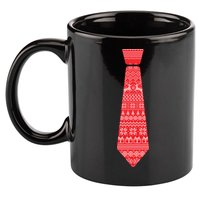Ugly Christmas Sweater Tie 11oz C Handle Ceramic Mug