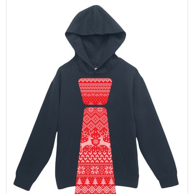 Ugly Christmas Sweater Tie Urban Pullover Hoodie