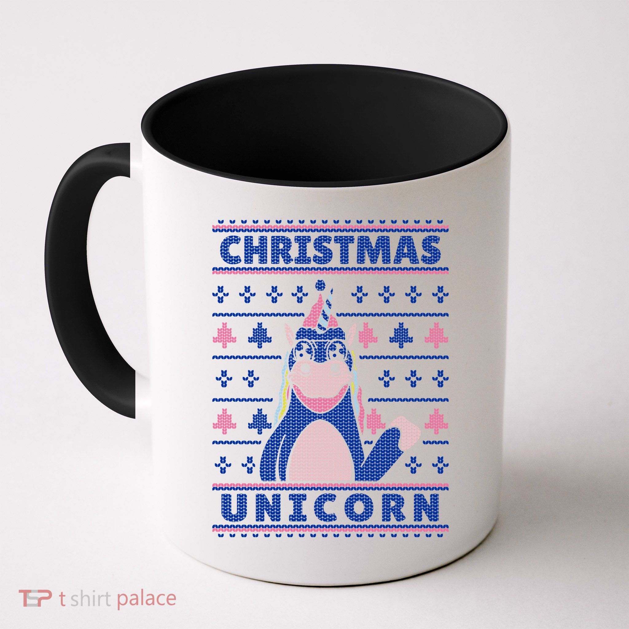 Ugly Christmas Sweater Unicorn Mug