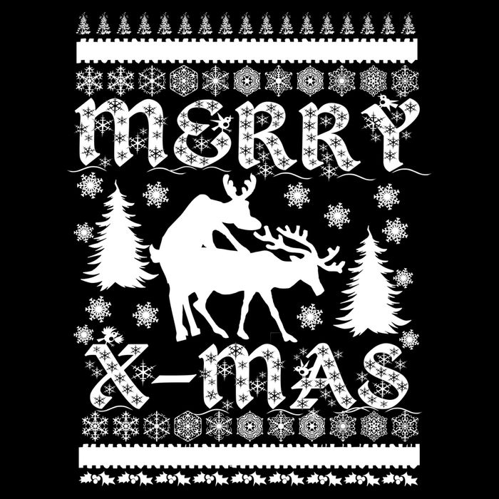 Ugly Christmas X-Mas Frisky Reindeer Humping Impact Tech Backpack