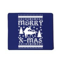 Ugly Christmas X-Mas Frisky Reindeer Humping Mousepad