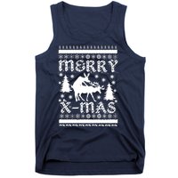 Ugly Christmas X-Mas Frisky Reindeer Humping Tank Top