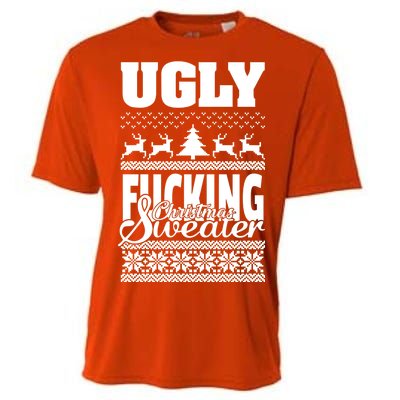 Ugly F-cking Christmas Sweater X-Mas Cooling Performance Crew T-Shirt