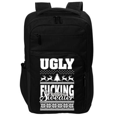 Ugly F-cking Christmas Sweater X-Mas Impact Tech Backpack