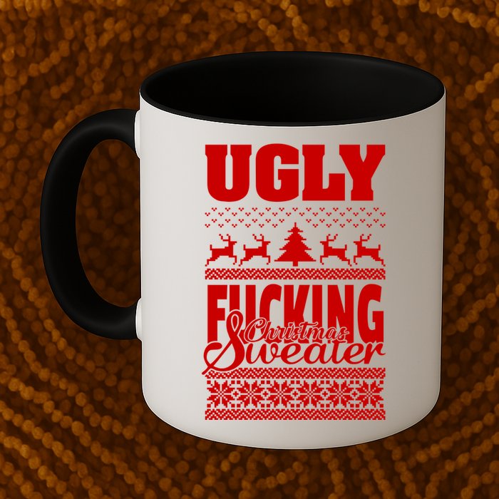 Ugly F-cking Christmas Sweater X-Mas Mug