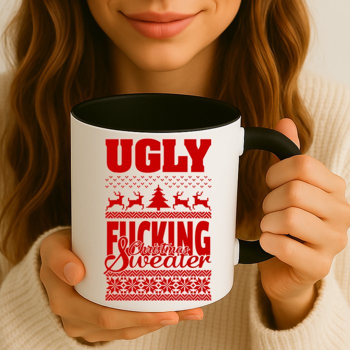 Ugly F-cking Christmas Sweater X-Mas Mug