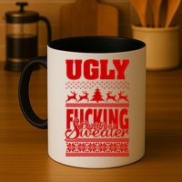 Ugly F-cking Christmas Sweater X-Mas Mug