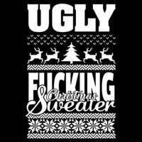 Ugly F-cking Christmas Sweater X-Mas 16 in Basic Backpack