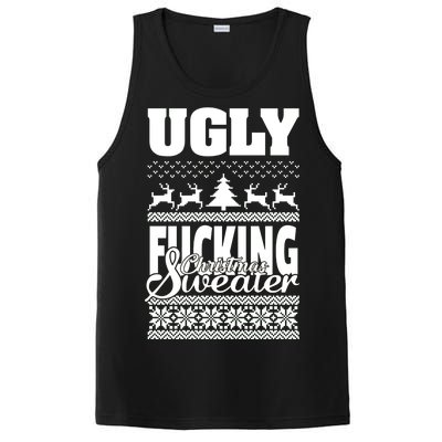 Ugly F-cking Christmas Sweater X-Mas PosiCharge Competitor Tank