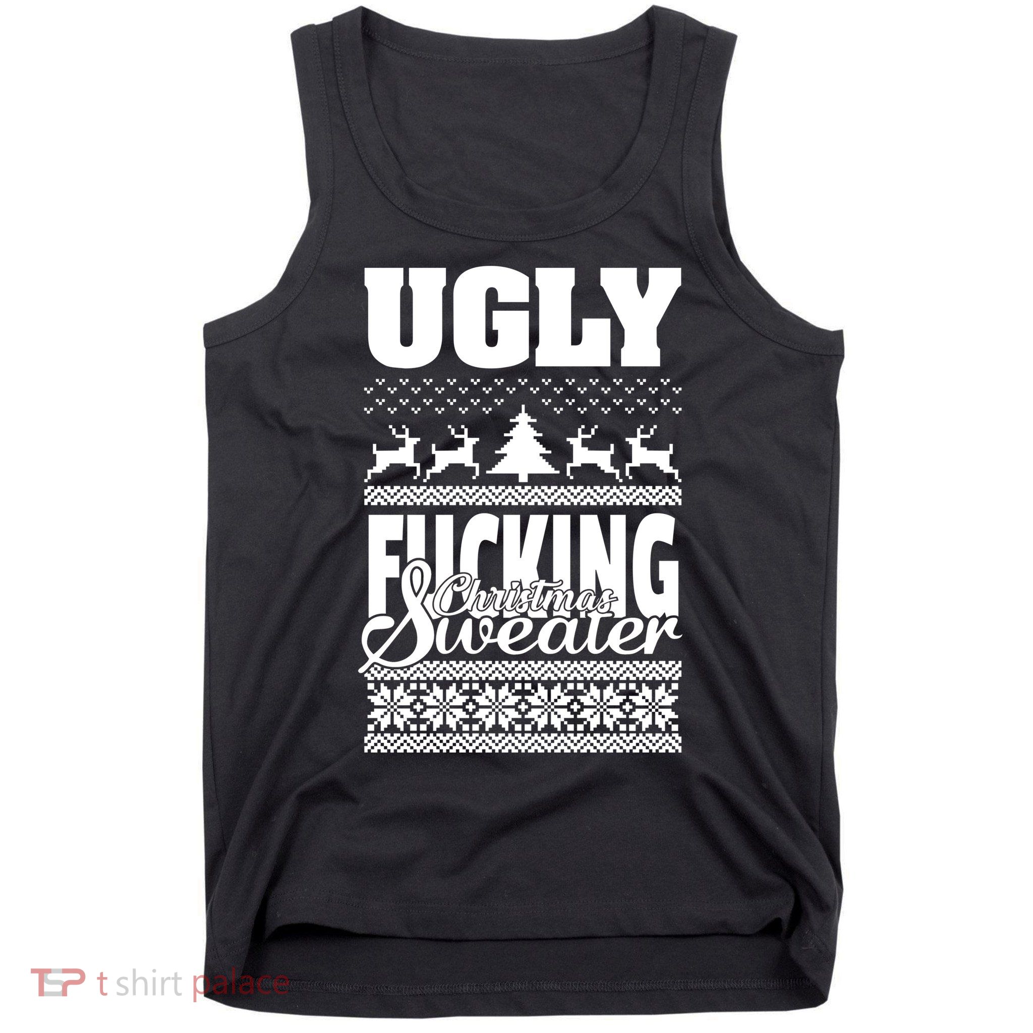 Ugly F-cking Christmas Sweater X-Mas Tank Top