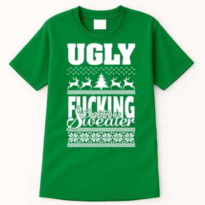 Ugly F-cking Christmas Sweater X-Mas Tall T-Shirt
