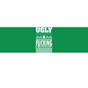 Ugly F-cking Christmas Sweater X-Mas Bumper Sticker