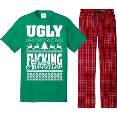 Ugly F-cking Christmas Sweater X-Mas Pajama Set