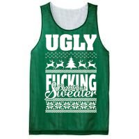 Ugly F-cking Christmas Sweater X-Mas Mesh Reversible Basketball Jersey Tank