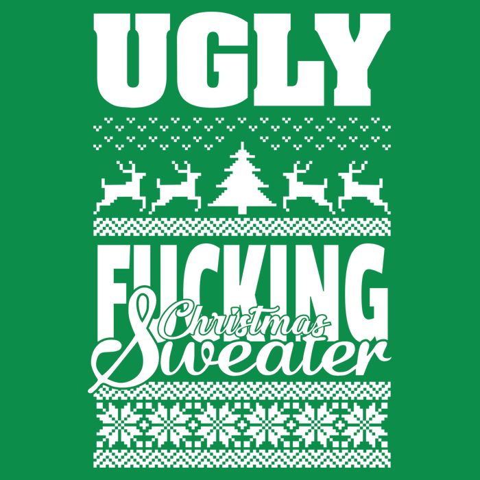 Ugly F-cking Christmas Sweater X-Mas Magnet