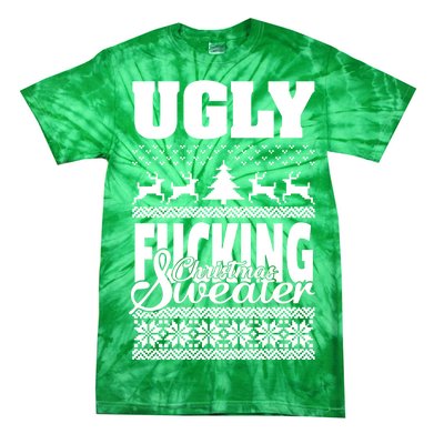 Ugly F-cking Christmas Sweater X-Mas Tie-Dye T-Shirt