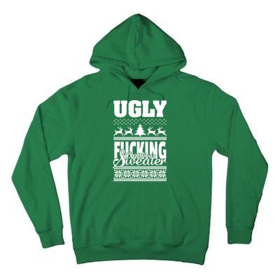 Ugly F-cking Christmas Sweater X-Mas Tall Hoodie