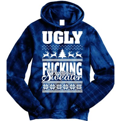 Ugly F-cking Christmas Sweater X-Mas Tie Dye Hoodie