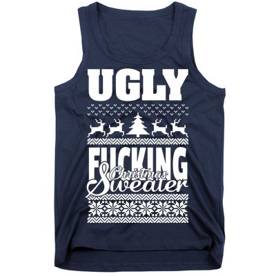 Ugly F-cking Christmas Sweater X-Mas Tank Top