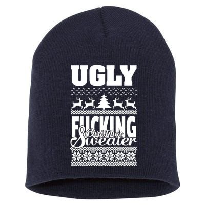 Ugly F-cking Christmas Sweater X-Mas Short Acrylic Beanie