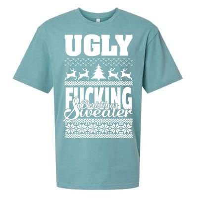 Ugly F-cking Christmas Sweater X-Mas Sueded Cloud Jersey T-Shirt