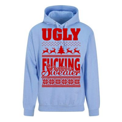 Ugly F-cking Christmas Sweater X-Mas Unisex Surf Hoodie