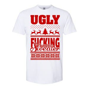 Ugly F-cking Christmas Sweater X-Mas Softstyle CVC T-Shirt